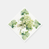 Serviette En Papier Serviettes Florales (Coin)