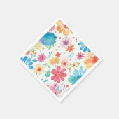 Serviette En Papier serviettes florales (Coin)