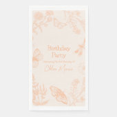 Serviette En Papier Serviettes Florales (Devant)