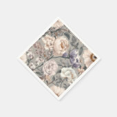 Serviette En Papier Serviettes Florales (Coin)