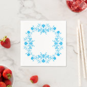 Serviette En Papier Serviettes Florales (En situation)