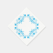 Serviette En Papier Serviettes Florales (Coin)