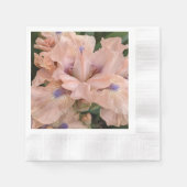 Serviette En Papier Serviettes Florales Iris Aux Lits Roses (Devant)