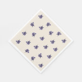 Serviette En Papier Serviettes florales Lilac tendance (Coin)