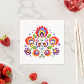 Serviette En Papier serviettes folkloriques (En situation)