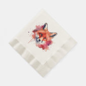 Serviette En Papier Serviettes Fox (Coin)