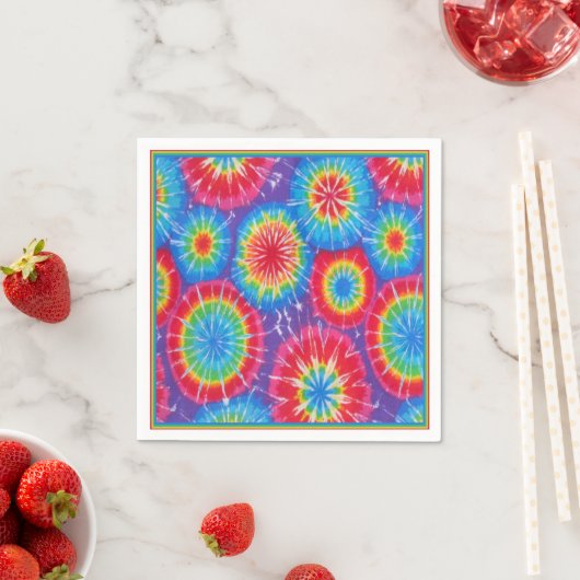 Serviette En Papier Serviettes Funky Retro (En situation)