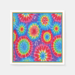 Serviette En Papier Serviettes Funky Retro