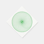 Serviette En Papier Serviettes géométriques (Coin)