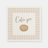 Serviette En Papier Serviettes Gingham Chéri (Devant)