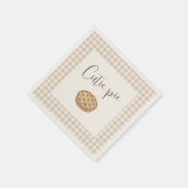 Serviette En Papier Serviettes Gingham Chéri (Coin)