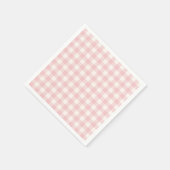 Serviette En Papier Serviettes Gingham Pastel (Coin)