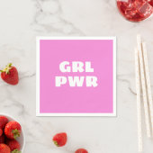 Serviette En Papier Serviettes Girl Power (En situation)
