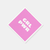 Serviette En Papier Serviettes Girl Power (Coin)