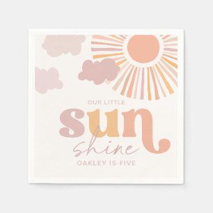 Serviette En Papier Serviettes Girl Sun Party