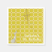 Serviette En Papier Serviettes Green Children's Birthday Party avec Ch (Devant)