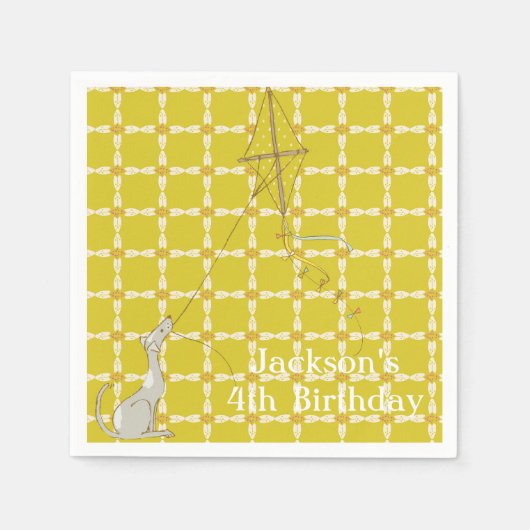 Serviette En Papier Serviettes Green Children's Birthday Party avec Ch (Devant)