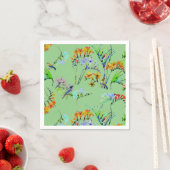 Serviette En Papier Serviettes Green Tropical Paradise Party (En situation)