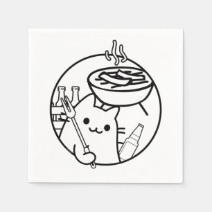 Serviette En Papier Serviettes Grillées Grillées BBQ