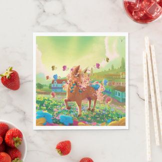 Serviette En Papier Serviettes Gwenhwyer Sun Rays