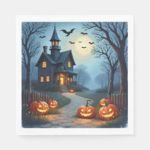 Serviette En Papier Serviettes Halloween effrayantes