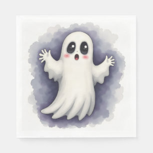Serviette En Papier Serviettes Halloween Fantôme Épouvantable