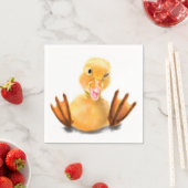 Serviette En Papier Serviettes Happy Duck (En situation)