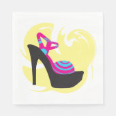 Serviette En Papier Serviettes haute talons fantaisie (Devant)