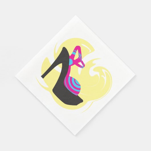 Serviette En Papier Serviettes haute talons fantaisie (Coin)