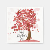 Serviette En Papier Serviettes Heureuses Saintes-Valentin (Devant)