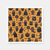 Serviette En Papier Serviettes Holloween (Devant)