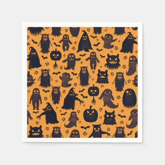 Serviette En Papier Serviettes Holloween (Devant)