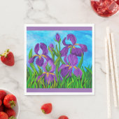 Serviette En Papier Serviettes Iris (En situation)