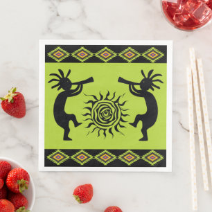 Serviette En Papier Serviettes Kokopelli du sud-ouest