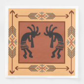 Serviette En Papier Serviettes Kokopelli du sud-ouest (Devant)