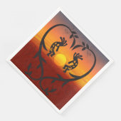 Serviette En Papier Serviettes Kokopelli du sud-ouest (Coin)