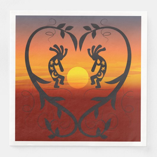 Serviette En Papier Serviettes Kokopelli du sud-ouest (Devant)