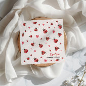 Serviette En Papier Serviettes Lady Bug, serviettes Love Bug
