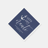 Serviette En Papier Serviettes Let's Get Nauti (Coin)