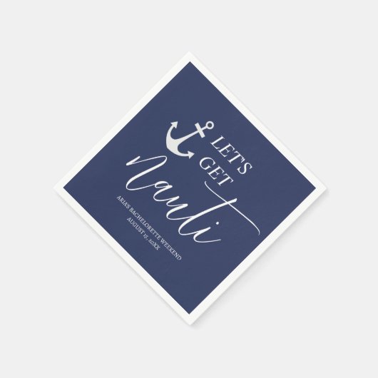 Serviette En Papier Serviettes Let's Get Nauti (Coin)