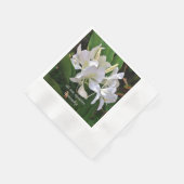 Serviette En Papier Serviettes Lily blanches (Coin)