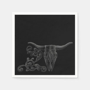 Serviette En Papier Serviettes "Longhorn Scroll"