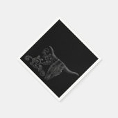 Serviette En Papier Serviettes "Longhorn Scroll" (Coin)
