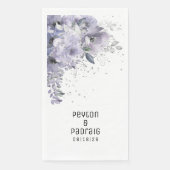 Serviette En Papier Serviettes Longue Mariage En Argent Étincelant (Devant)