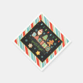 Serviette En Papier Serviettes Lumineuses D'Esprits De Cuisson - Noir (Coin)