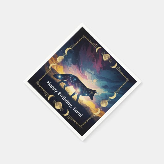 Serviette En Papier Serviettes Magique Fox Party (Coin)