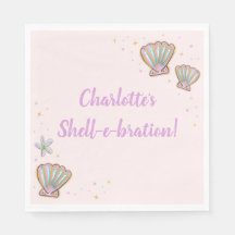 Serviettes magiques Shell-e-bration