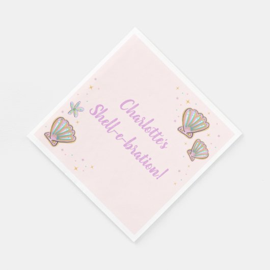 Serviette En Papier Serviettes magiques Shell-e-bration (Coin)