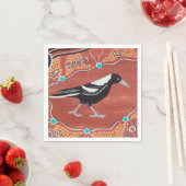 Serviette En Papier Serviettes Magpie Dream (En situation)