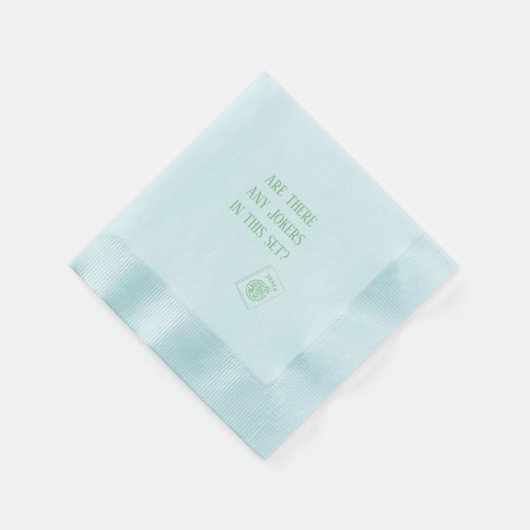 Serviette En Papier Serviettes Mah Jongg Bleues, Jokers, Mah Jong (Coin)